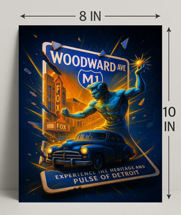 Experience the Heritage and Pulse of Detroit Poster PosterGoat