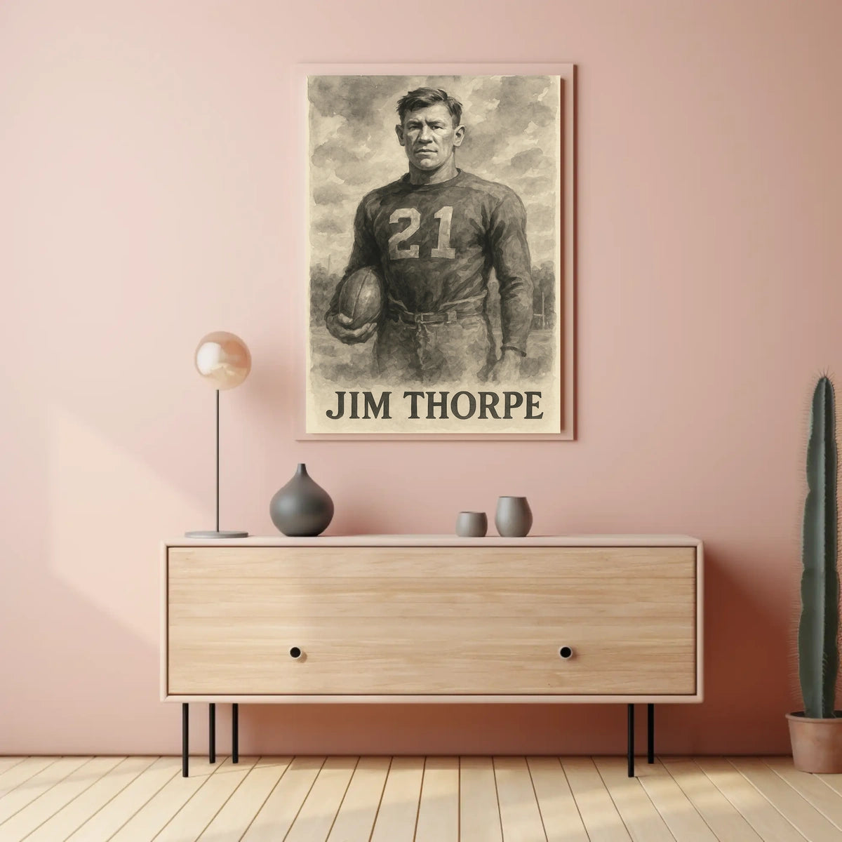 Jim Thorpe Athletic Legend Poster