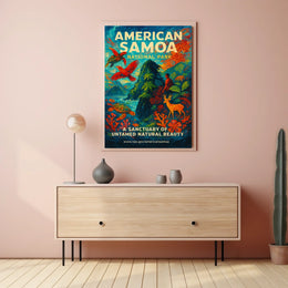 American Samoa Exquisite Nature National Park Poster