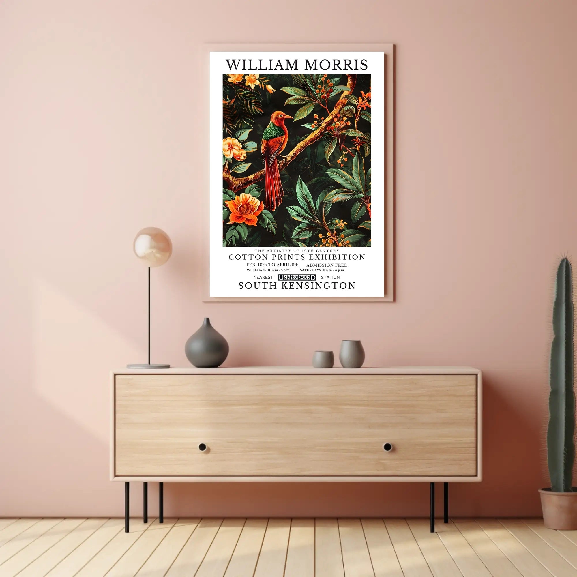 Artistry of 19th Century Cotton Prints Artistic Poster