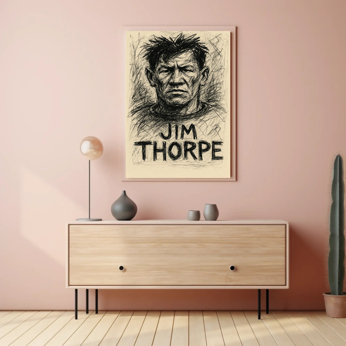 Jim Thorpe Portrait Poster