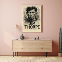 Jim Thorpe Portrait Poster