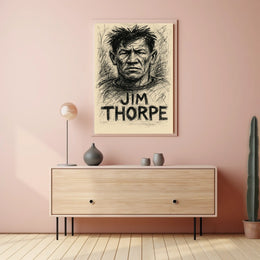 Jim Thorpe Portrait Poster