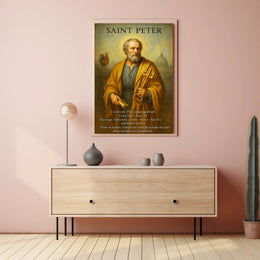 Saint Peter - The Rock of the Church Poster PosterGoat