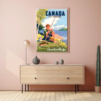 Canada For Fishing Poster