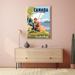 Canada For Fishing Poster