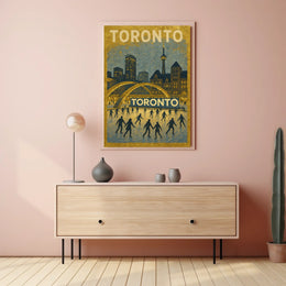 Toronto Winter Scene Poster