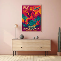 North Macedonia Travel Adventure Poster PosterGoat