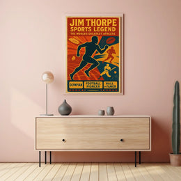 Jim Thorpe Sports Legend Poster