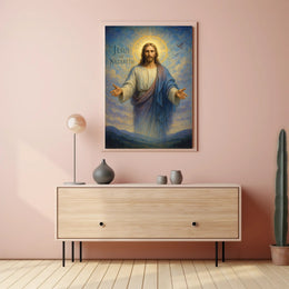 Jesus Of Nazareth Inspirational Poster Print