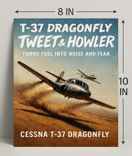 Cessna T-37 Dragonfly Poster PosterGoat