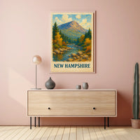 Scenic New Hampshire Landscape Poster