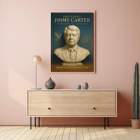Jimmy Carter 39th President Wall Art Print PosterGoat