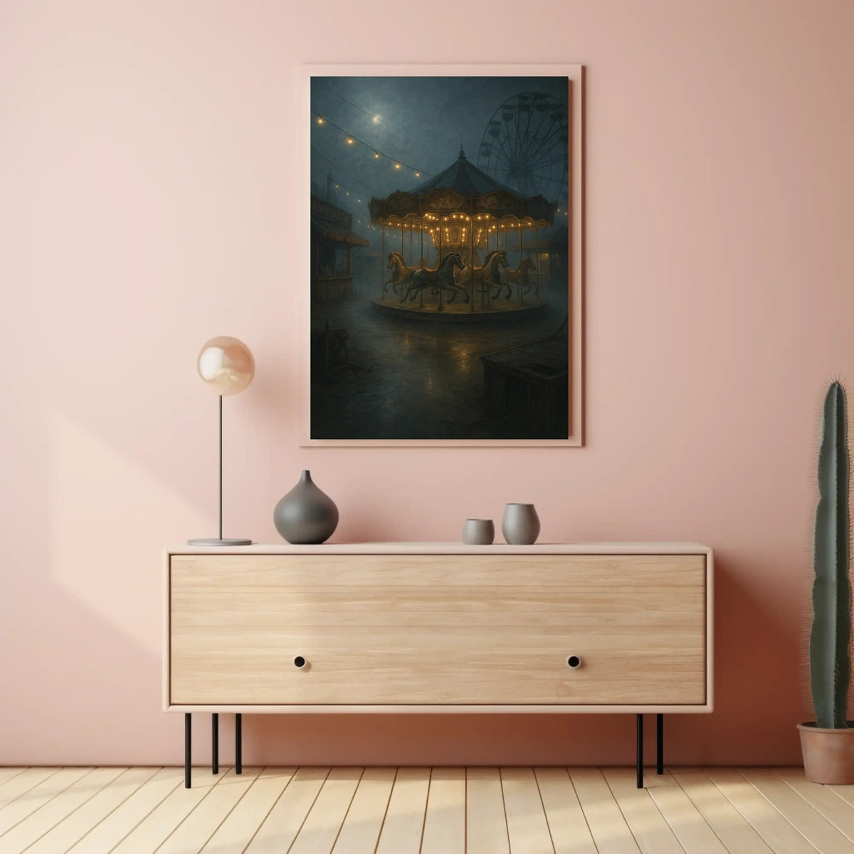 Enchanted Carnival Night Poster