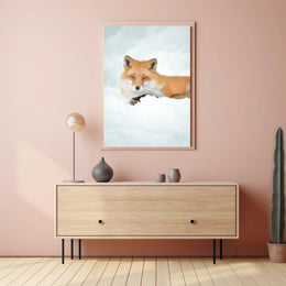 Winter Fox Serenity Poster