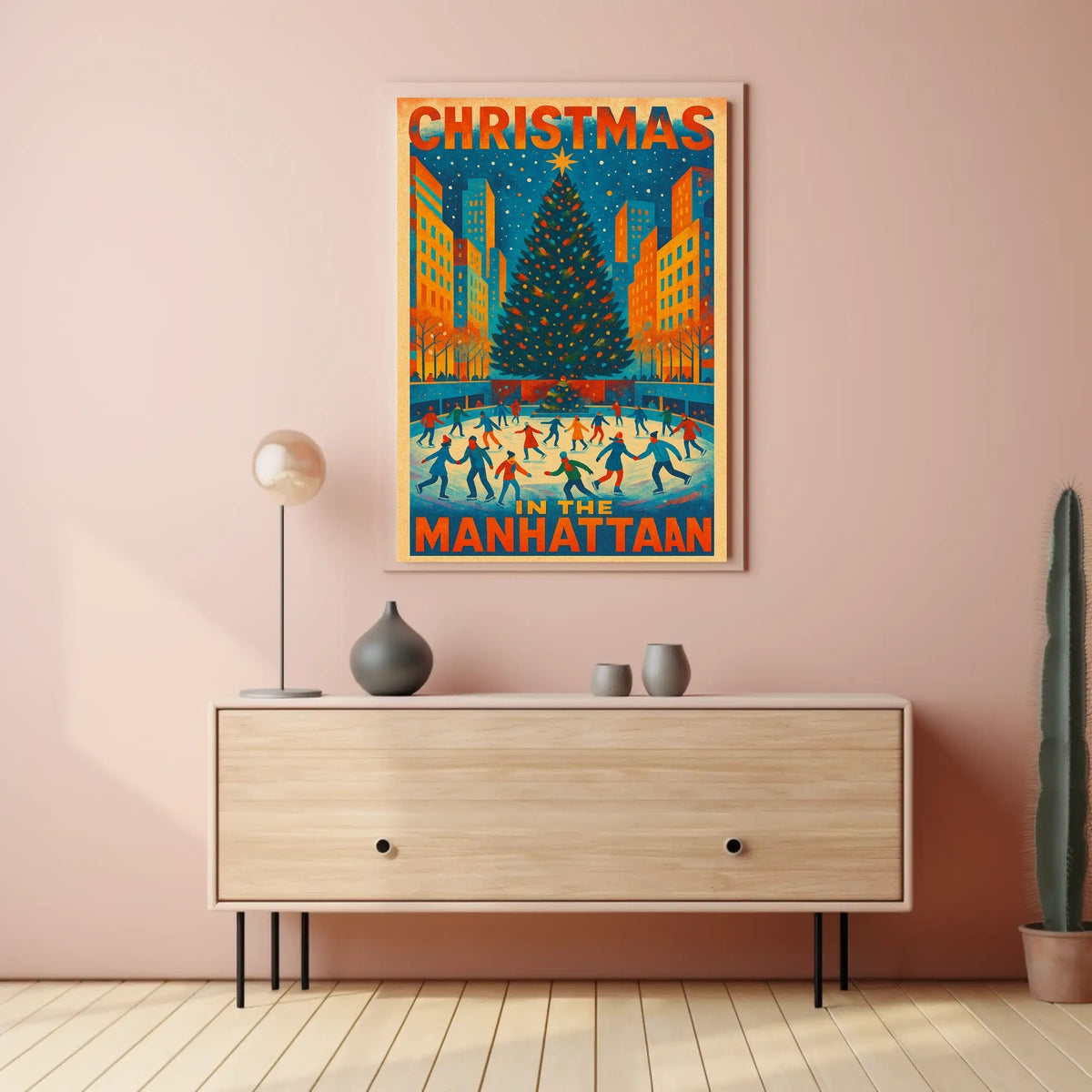Christmas in Manhattan Poster