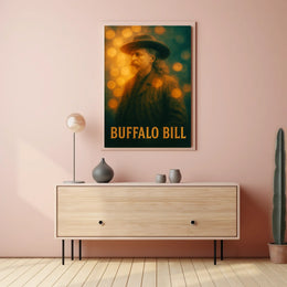 Buffalo Bill Wild West Cultural Vintage Heritage Poster