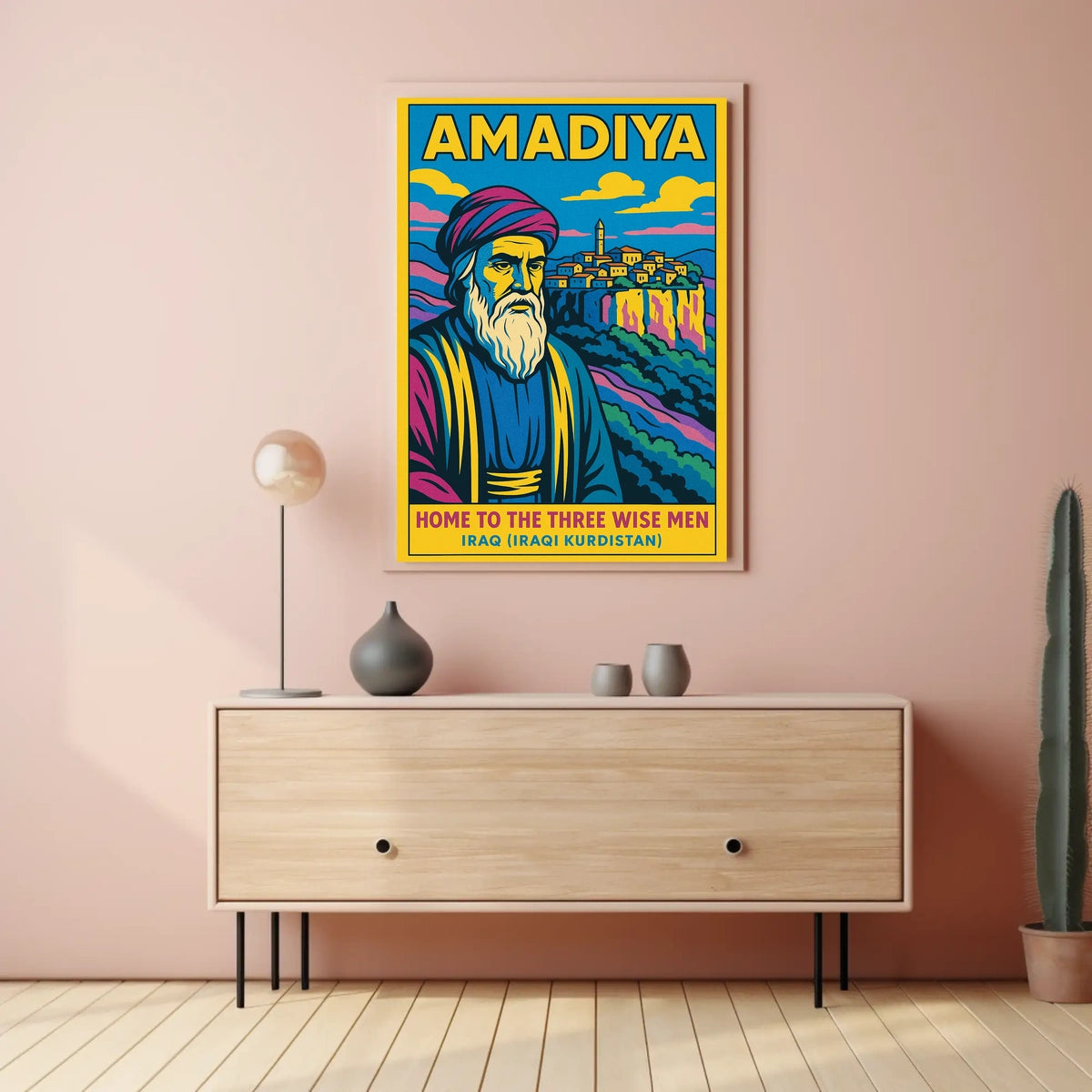 Amadiya Home To The Three Wise Men Poster