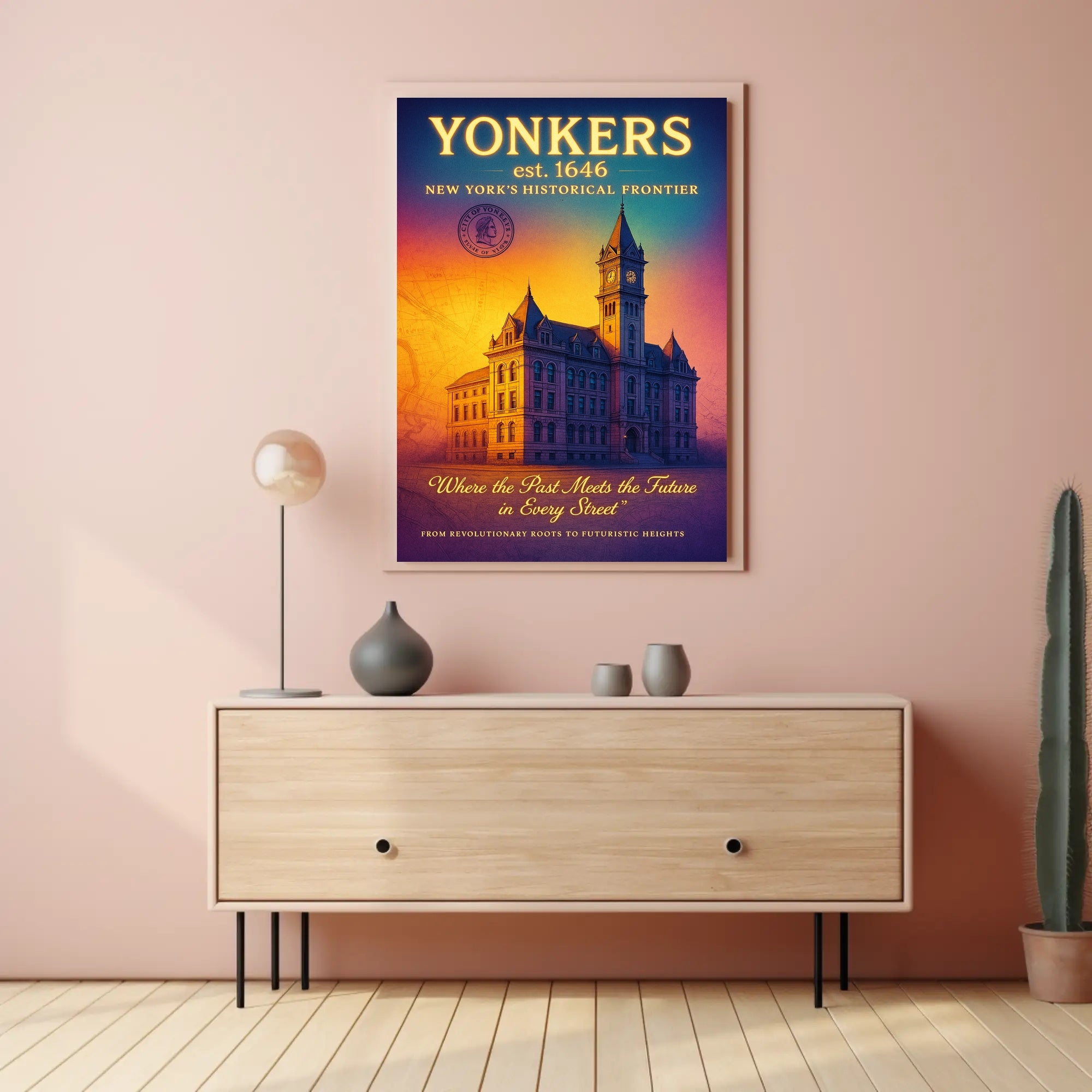 Yonkers New Yorks Historical Frontier Poster PosterGoat