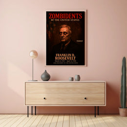 Franklin D. Roosevelt 32nd President of the United States Zombidents Poster Series