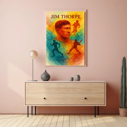 Jim Thorpe A Legendary Athlete Poster