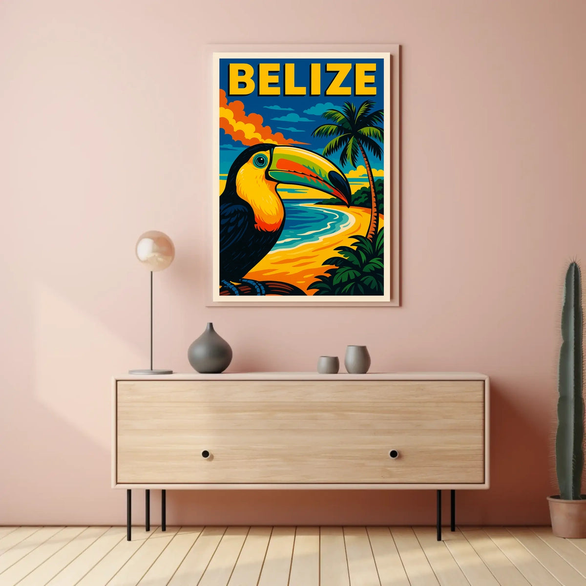 Belize Tropical Paradise Poster