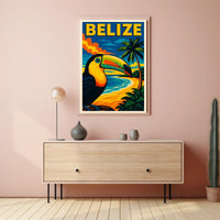 Belize Tropical Paradise Poster