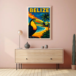 Belize Tropical Paradise Poster
