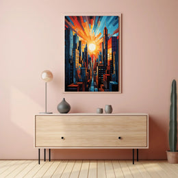 Urban Sunrise Poster PosterGoat