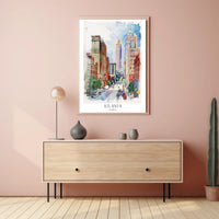 Atlanta Cityscape Poster PosterGoat