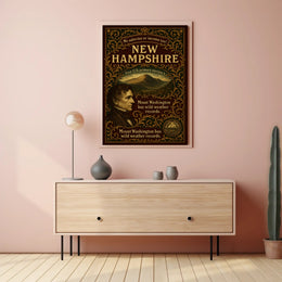 New Hampshire Wild Weather Records Poster