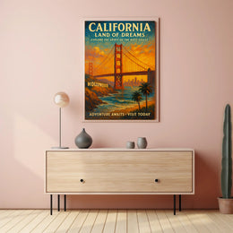 California Land Of Dreams Poster