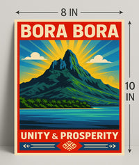 Bora Bora  Unity & Prosperity Poster PosterGoat