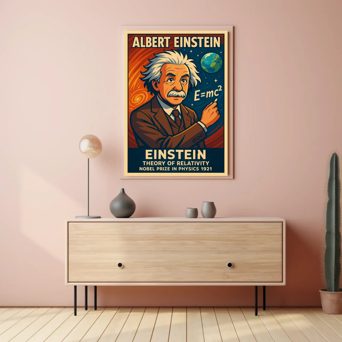 Albert Einstein Theory Of Relativity Poster