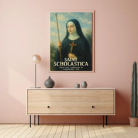 Saint Scholastica Poster