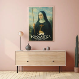 Saint Scholastica Poster