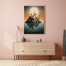 Enchanted Island Church Poster PosterGoat
