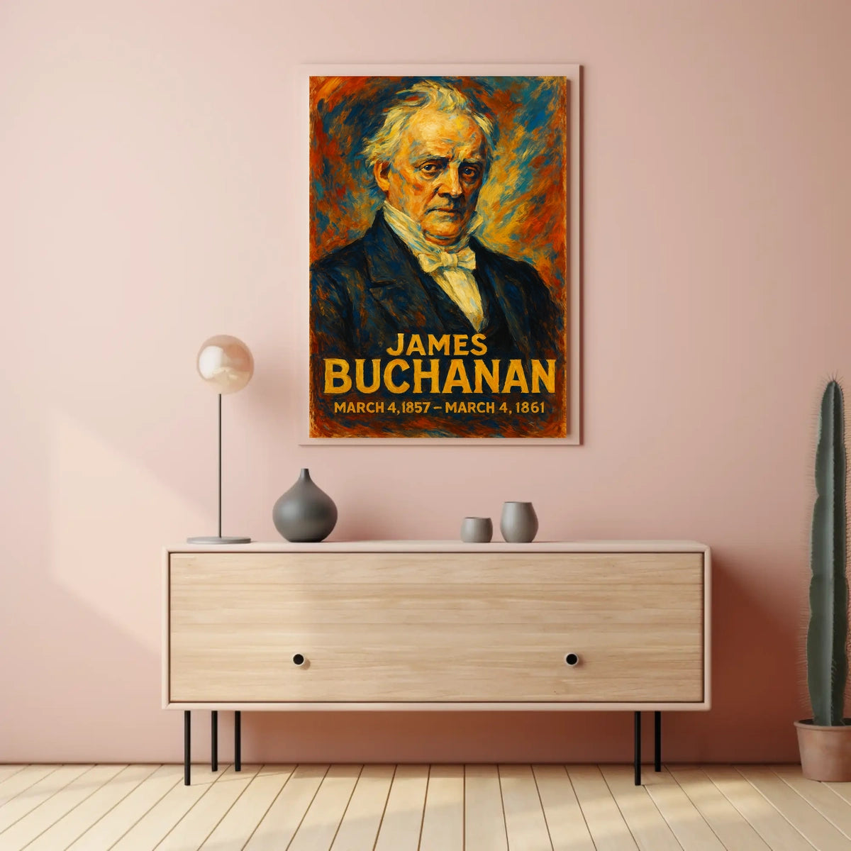 James Buchanan 15Th President Poster