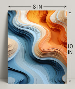 Flowing Colors Poster PosterGoat