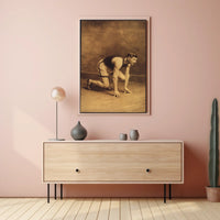 Ready, Set, Go Vintage Sprint Poster