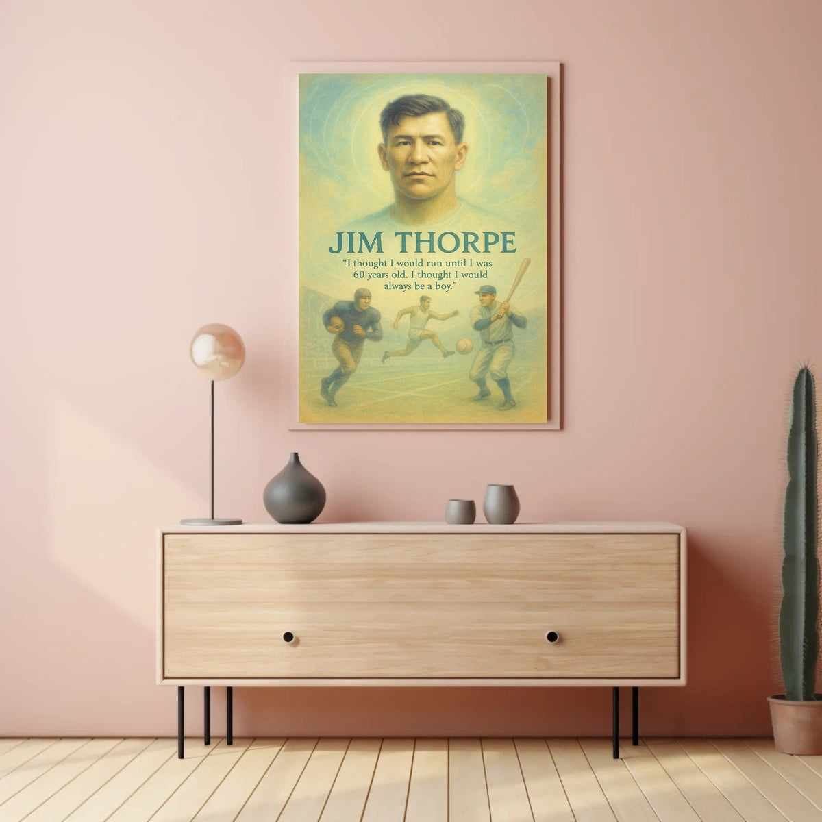 The Timeless Spirit of Jim Thorpe Poster