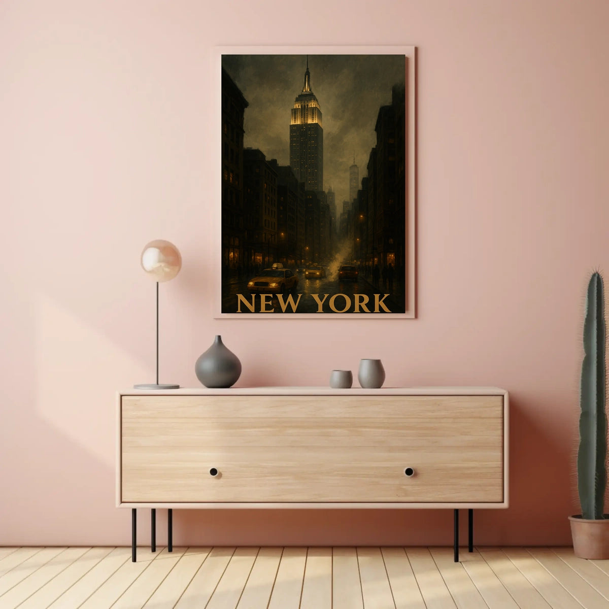 New York Cityscape Poster