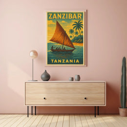 Zanzibar Travel Poster