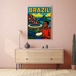 Vibrant Brazil Poster