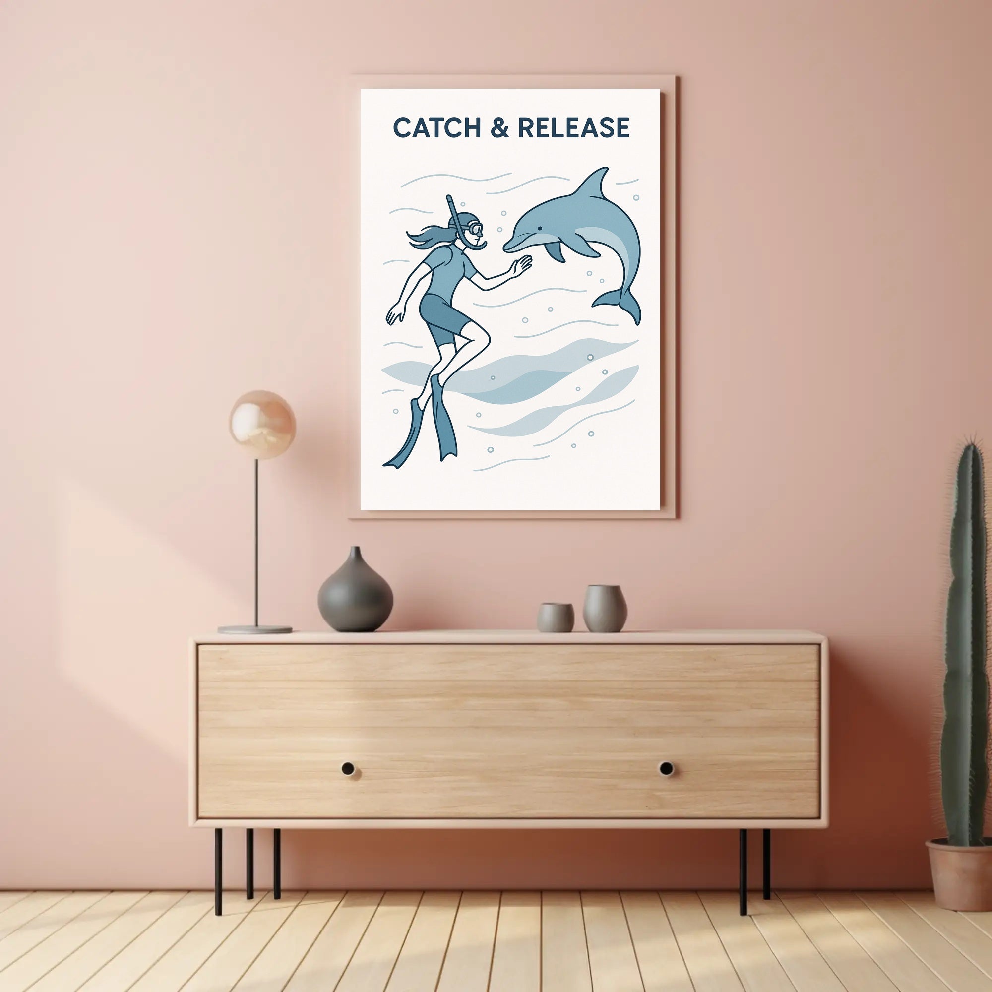 Catch & Release Poster PosterGoat