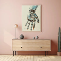 The Futuristic Hand Art Poster for Home Decor and Wall Art Enthusiasts PosterGoat