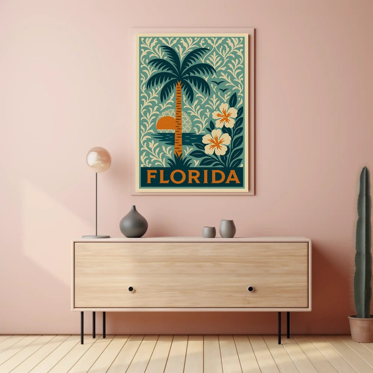Florida Tropical Escape Poster