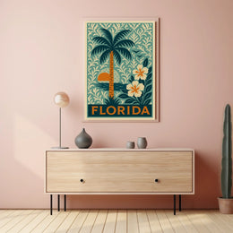 Florida Tropical Escape Poster