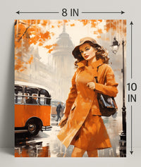 Autumn In The City Poster PosterGoat