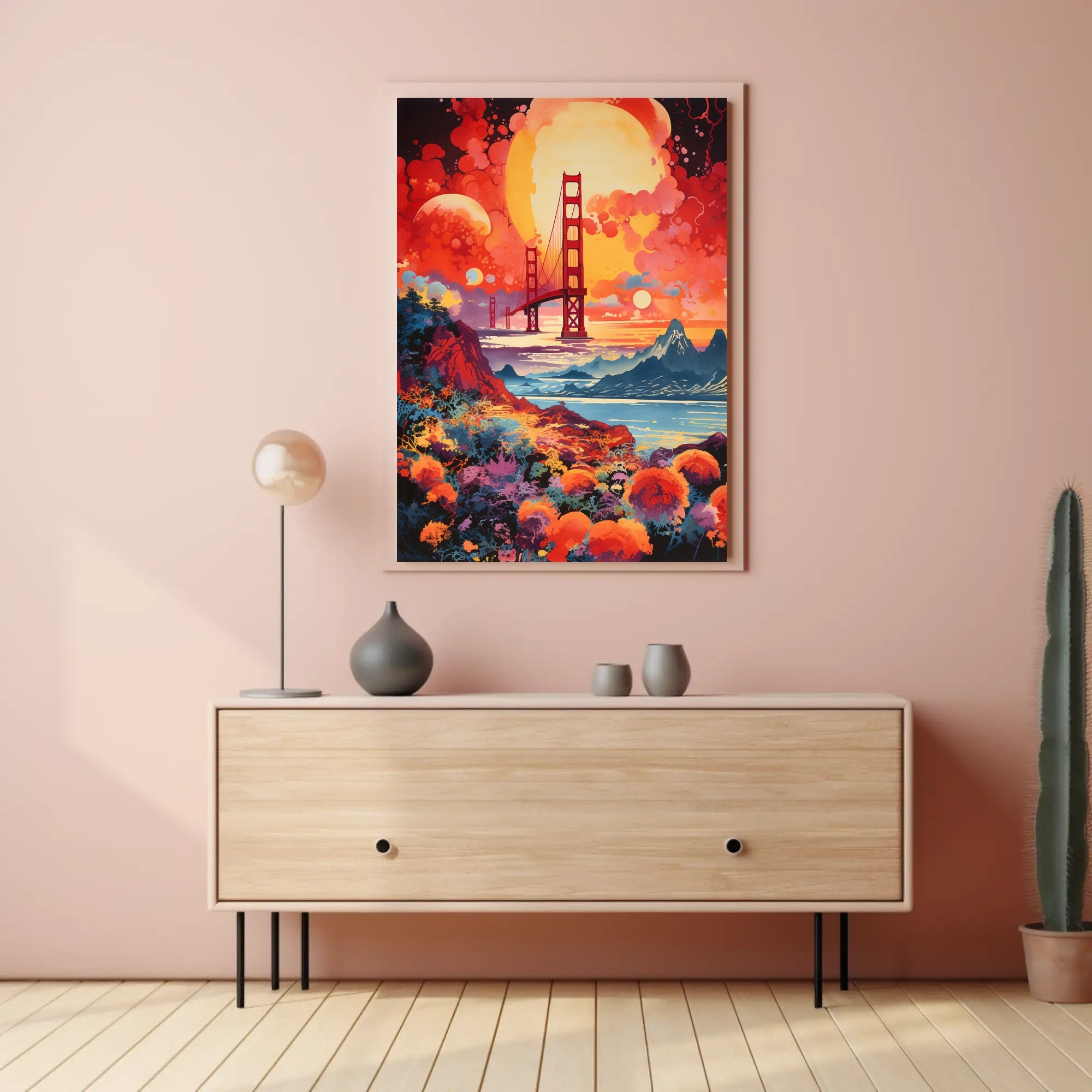 Dreamscape Of The Golden Gate Poster